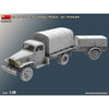Miniart 35372 G7107 1.5T 4X4 Cargo Truck With Trailer
