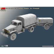 Miniart 35372 G7107 1.5T 4X4 Cargo Truck With Trailer
