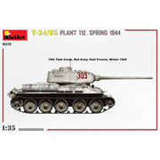 Miniart 35379 1/35 T-34/85 Plant 112. Spring 1944