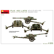 MiniArt 35409 1/35 PaK 40 Late German 7.5cm Anti-Tank Gun with Elite Artillerie Regiment Crew