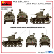 MiniArt 35425 1/35 M3 Stuart Light Tank Initial Production