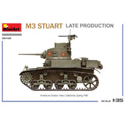 Miniart 35432 1/35 M3 Stuart Light Tank Late Prod