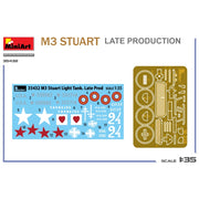 Miniart 35432 1/35 M3 Stuart Light Tank Late Prod