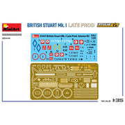Miniart 35441 1/35 British Stuart Mk. I Late Prod. Interior Kit