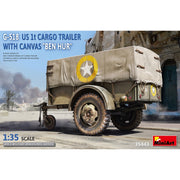 MiniArt 35443 1/35 G-518 US 1t Cargo Trailer with Canvas Ben Hur
