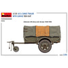 MiniArt 35443 1/35 G-518 US 1t Cargo Trailer with Canvas Ben Hur