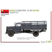 MiniArt 35449 1/35 German 3T Cargo Truck 3,6-36S Mid Production. PMQ600-Type