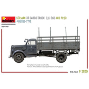 MiniArt 35449 1/35 German 3T Cargo Truck 3,6-36S Mid Production. PMQ600-Type