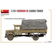 MiniArt 35450 1/35 L701 German 3T Cargo Truck