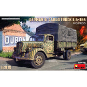 Miniart 35456 German 3T Cargo Truck 3,6-36S Mid Prod