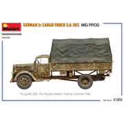 Miniart 35456 German 3T Cargo Truck 3,6-36S Mid Prod