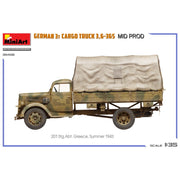 Miniart 35456 German 3T Cargo Truck 3,6-36S Mid Prod