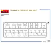 MiniArt 35457 1/35 7,5 cm Kw.K Stu.G Shells With Ammo Boxes