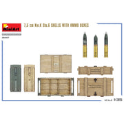 MiniArt 35457 1/35 7,5 cm Kw.K Stu.G Shells With Ammo Boxes
