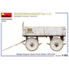 Miniart 35487 Sonderanhanger OST 1,5T. German Cargo Trailer
