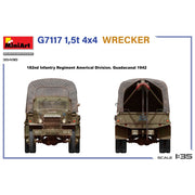 MiniArt 1/35 G7117 1.5t 4x4 Wrecker Model Kit