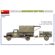MiniArt 1/35 G7117 1.5t 4X4 Maintenance Shop Truck W/Trailer