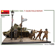Miniart 36064 Dresden 1945. T-34/85 Field Repair