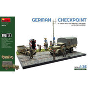 MiniArt German Checkpoint 3T Cargo Truck 3.6-36S & Kfz.1 Type 170VK with Feldgendarmerie Big Set