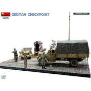 MiniArt German Checkpoint 3T Cargo Truck 3.6-36S & Kfz.1 Type 170VK with Feldgendarmerie Big Set
