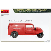 MiniArt 38053 1/35 Tempo A400 Kastenwagen 3-Wheel Delivery Box Truck