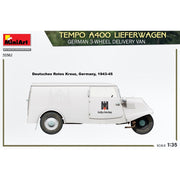 MiniArt 38053 1/35 Tempo A400 Kastenwagen 3-Wheel Delivery Box Truck
