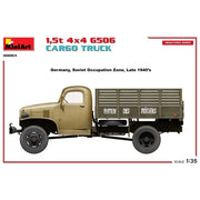 MiniArt 1/35 1.5t 4x4 G506 Cargo Truck Model Kit