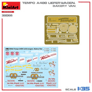 Miniart 38066 1/35 Temppo Lieferwagen Bakery Van