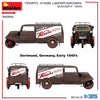 Miniart 38066 1/35 Temppo Lieferwagen Bakery Van