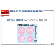 MiniArt 38070 1/35 Men with Wooden Barrels