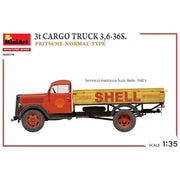 MiniArt 38079 1/35 3t Cargo Truck 3 6-36S Pritsche-Normal-Type