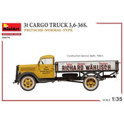 MiniArt 38079 1/35 3t Cargo Truck 3 6-36S Pritsche-Normal-Type