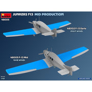 MiniArt 48005 1/48 Junkers F13. Mid Prod. German, Polish, Swiss Service