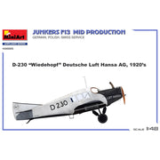 MiniArt 48005 1/48 Junkers F13. Mid Prod. German, Polish, Swiss Service