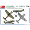 MiniArt 48018 1/48 Thunderbolt P-47D Bubble Top with Base & Accessories Big set