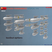 MiniArt 1/48 P-47M Thunderbolt Dorsal Fin Advanced Kit