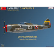 Miniart 48047 P-47D-22RE Thunderbolt French Service