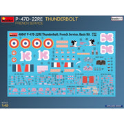 Miniart 48047 P-47D-22RE Thunderbolt French Service