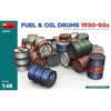 MiniArt 49007 1/48 Fuel and Oil Drums 1930-50s