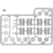 MiniArt 49007 1/48 Fuel and Oil Drums 1930-50s