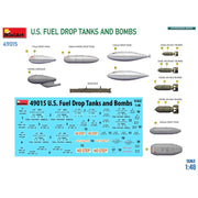 MiniArt 49015 1/48 US Fuel Drop Tanks and Bombs