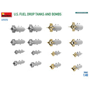 MiniArt 49015 1/48 US Fuel Drop Tanks and Bombs