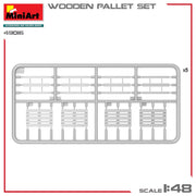 MiniArt 49016 1/48 Wooden Pallet Set