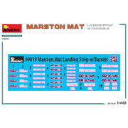 MiniArt 49019 1/48 Marston Mat Landing Strip w/Barrels