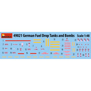 MiniArt 1/48 German Fuel Drop Tanks And Bombs