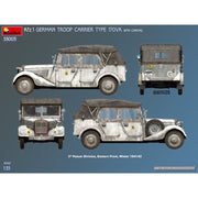 MiniArt 53003 1/35 Kfz.1 German Troop Carrier Type 170VK With Canvas