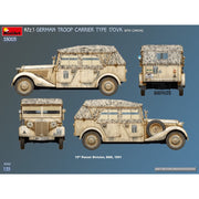 MiniArt 53003 1/35 Kfz.1 German Troop Carrier Type 170VK With Canvas
