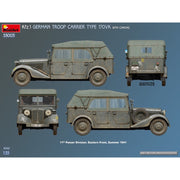 MiniArt 53003 1/35 Kfz.1 German Troop Carrier Type 170VK With Canvas