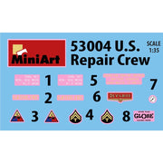 MiniArt 1/35 U.S. Repair Crew W/Equipment