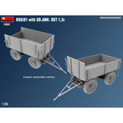 MiniArt 1/35 RSO/01 with Trailer Sd.Anh. Ost 1.5t